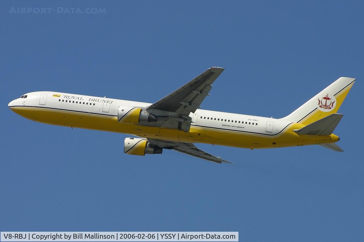V8-RBJ, 1992 Boeing 767-33A/ER C/N 25533, back to Brunei