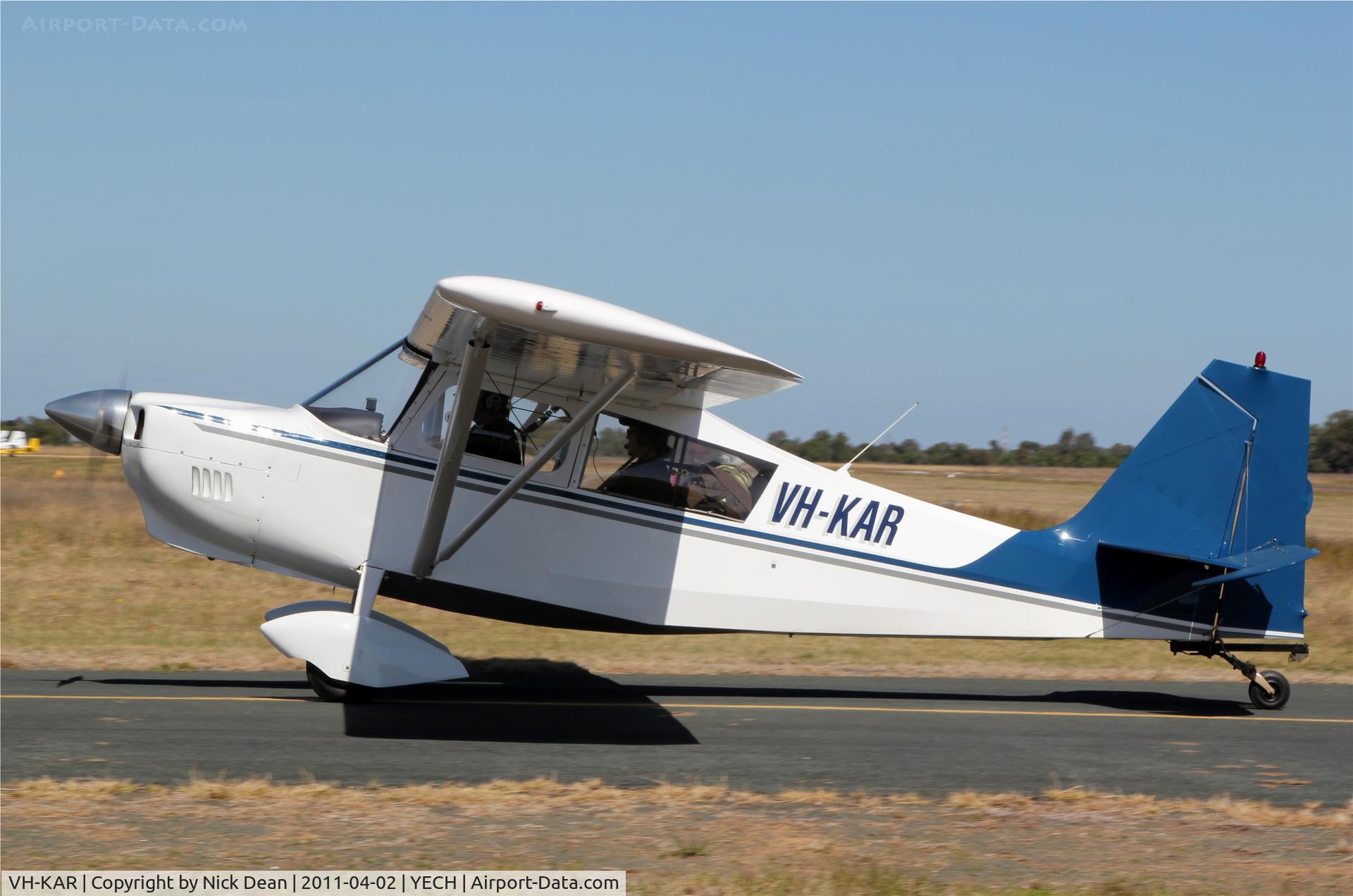 VH-KAR, 1978 American Champion 8KCAB Decathlon C/N 415-78, YECH AAAA National fly in 2011