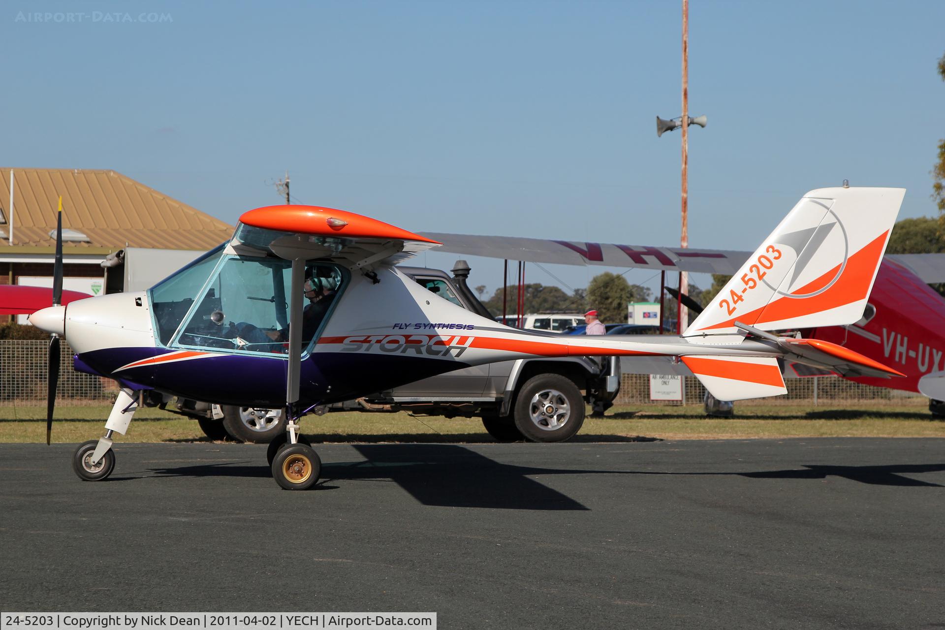 24-5203, Fly Synthesis Storch S C/N 366A/422, YECH AAAA National fly in 2011