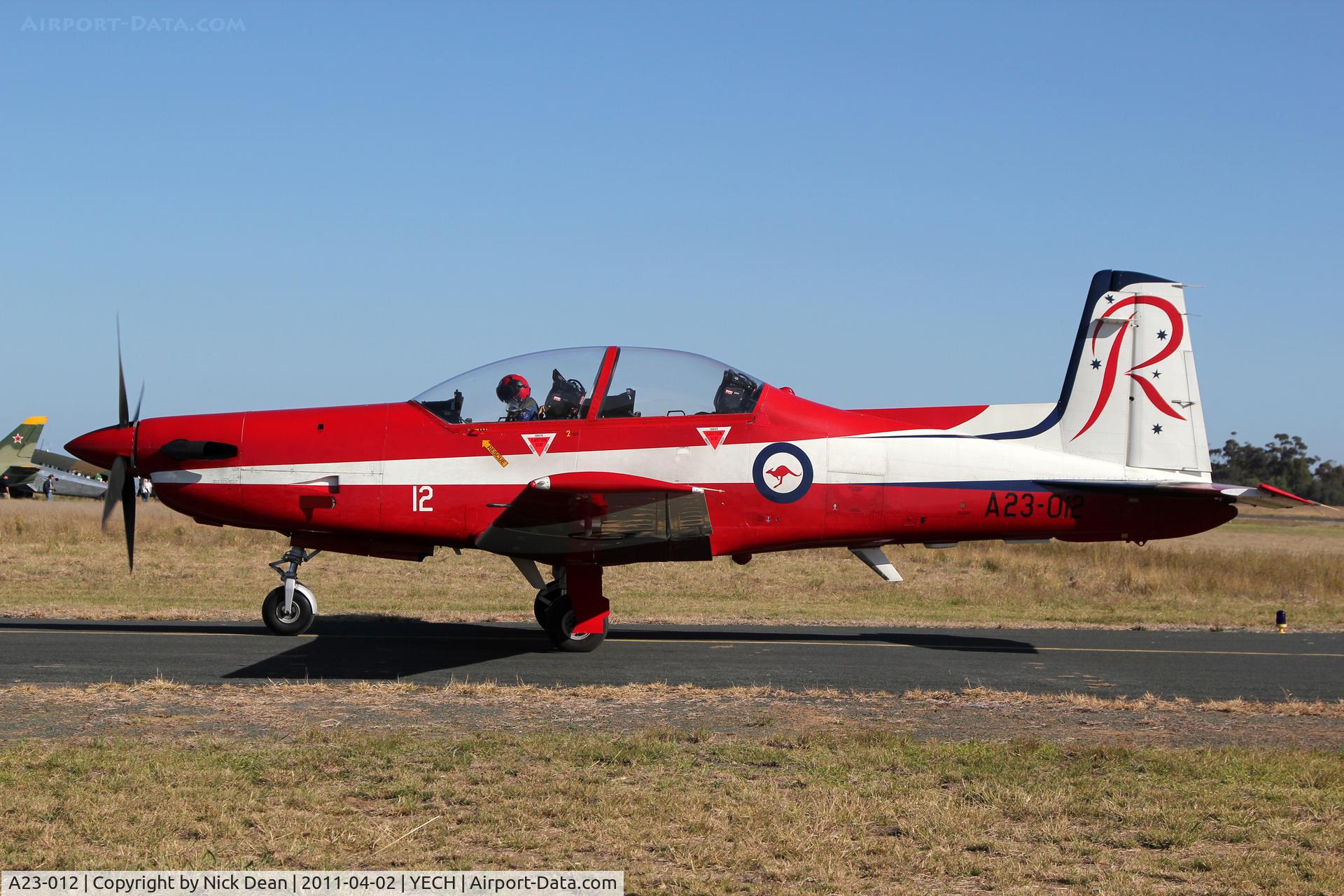 A23-012, 1989 Pilatus PC-9A C/N 512, YECH AAAA National fly in 2011