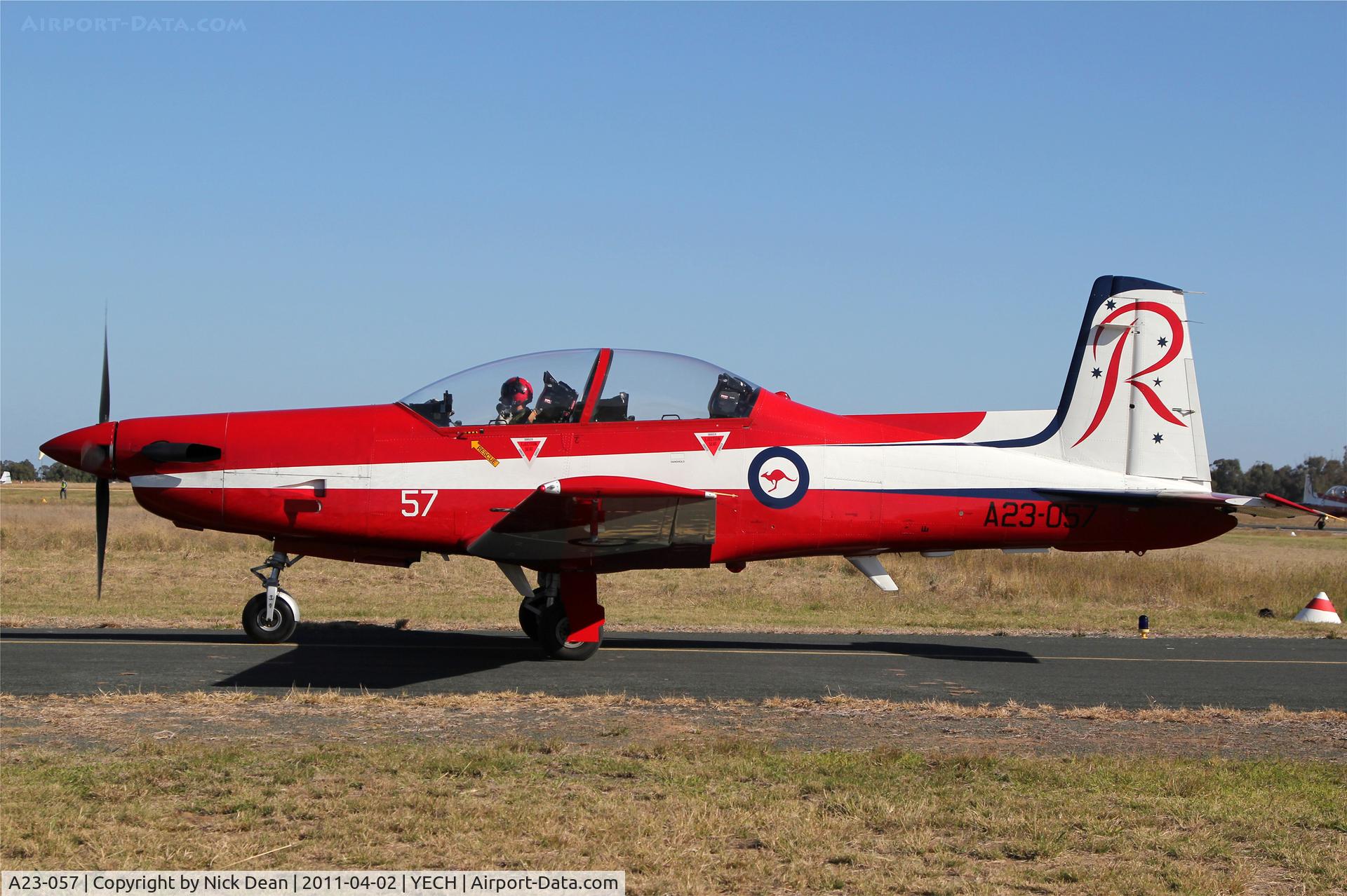 A23-057, 1991 Pilatus PC-9A C/N 557, YECH AAAA National fly in 2011