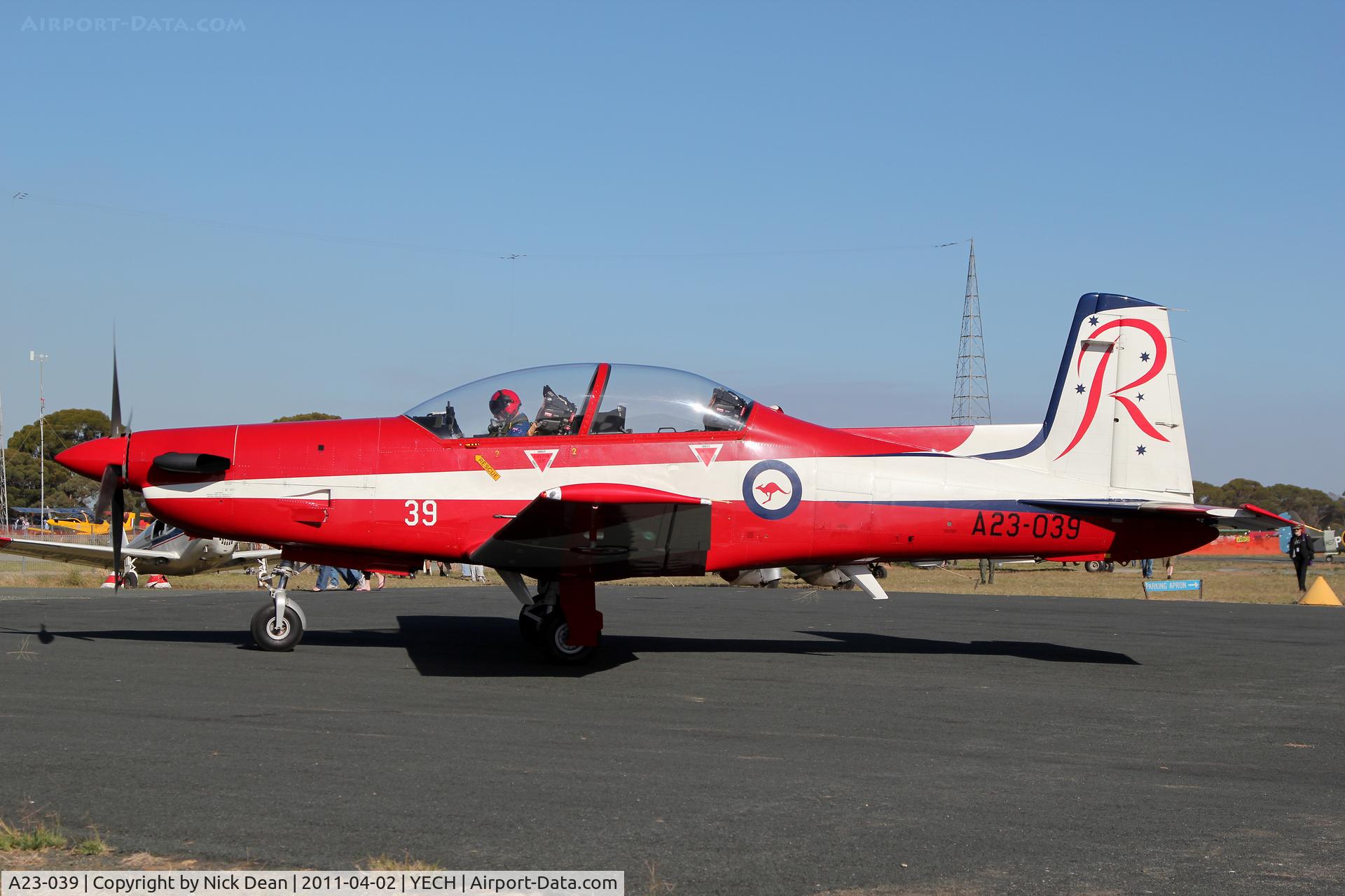 A23-039, Pilatus PC-9A C/N 539, YECH AAAA National fly in 2011
