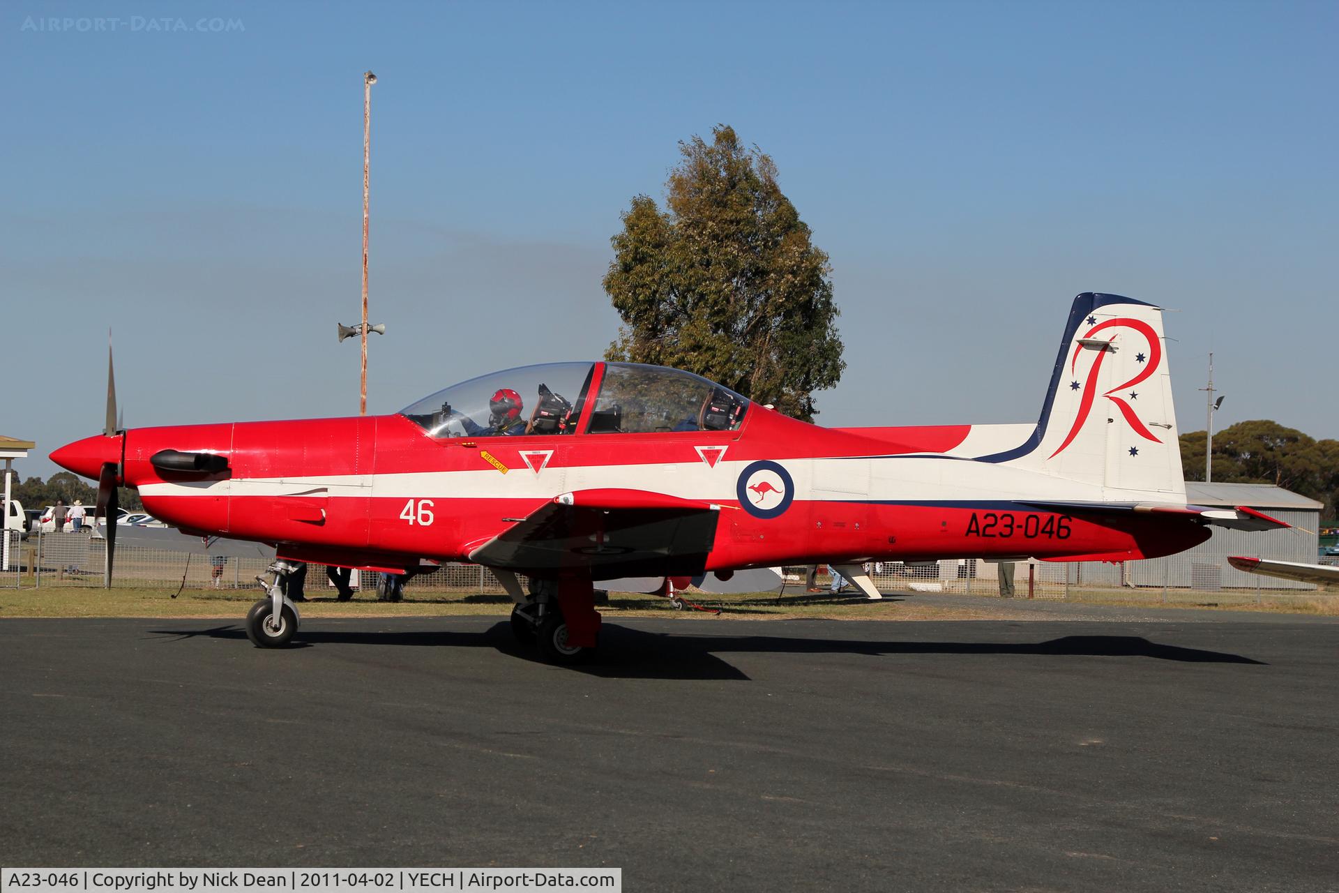 A23-046, Pilatus PC-9A C/N 546, YECH AAAA National fly in 2011