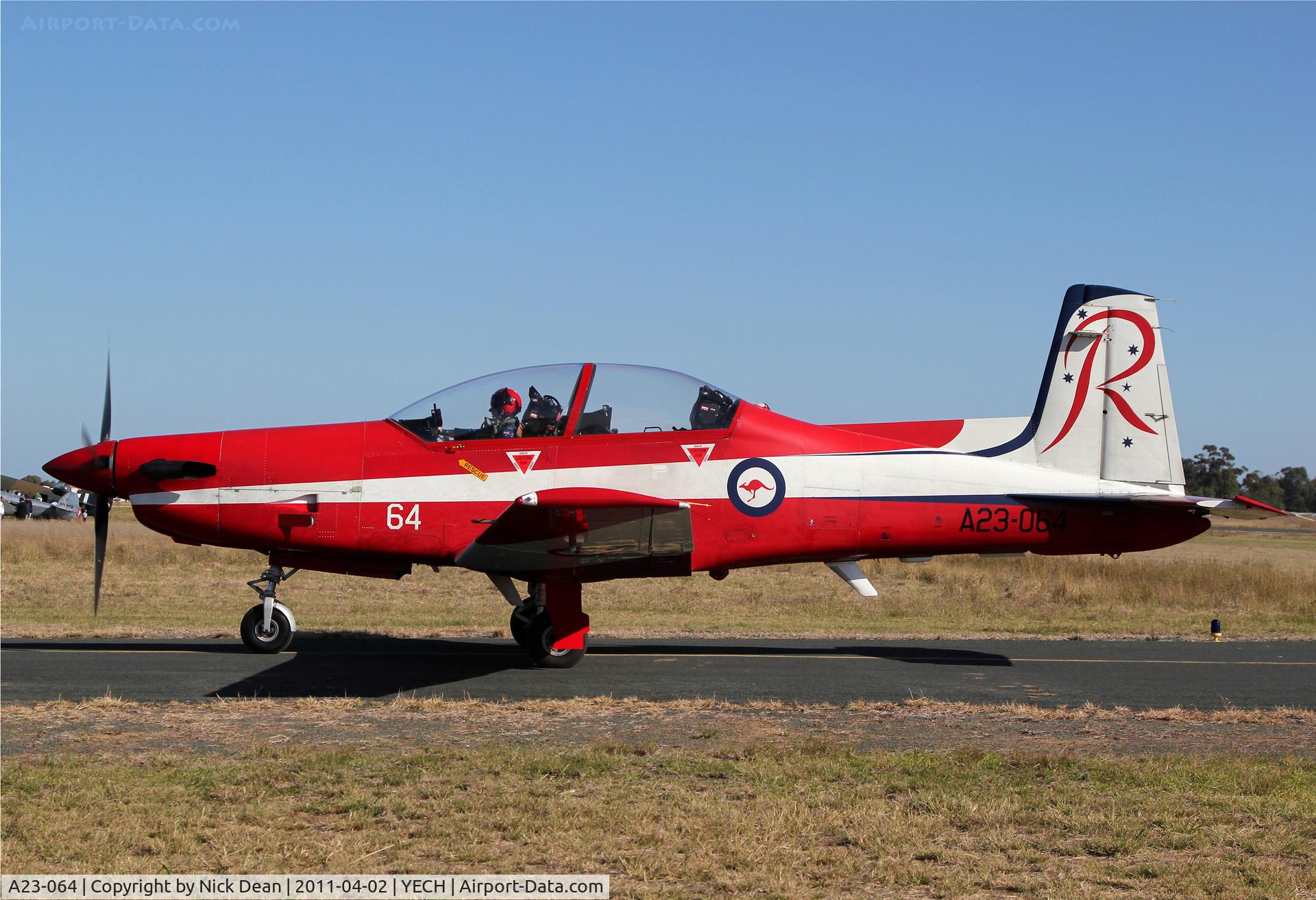 A23-064, Pilatus PC-9A C/N 564, YECH AAAA National fly in 2011