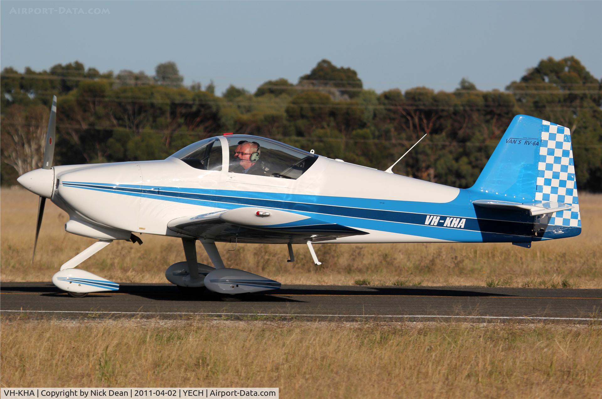 VH-KHA, 1998 Vans RV-6A C/N N389, YECH AAAA National fly in 2011