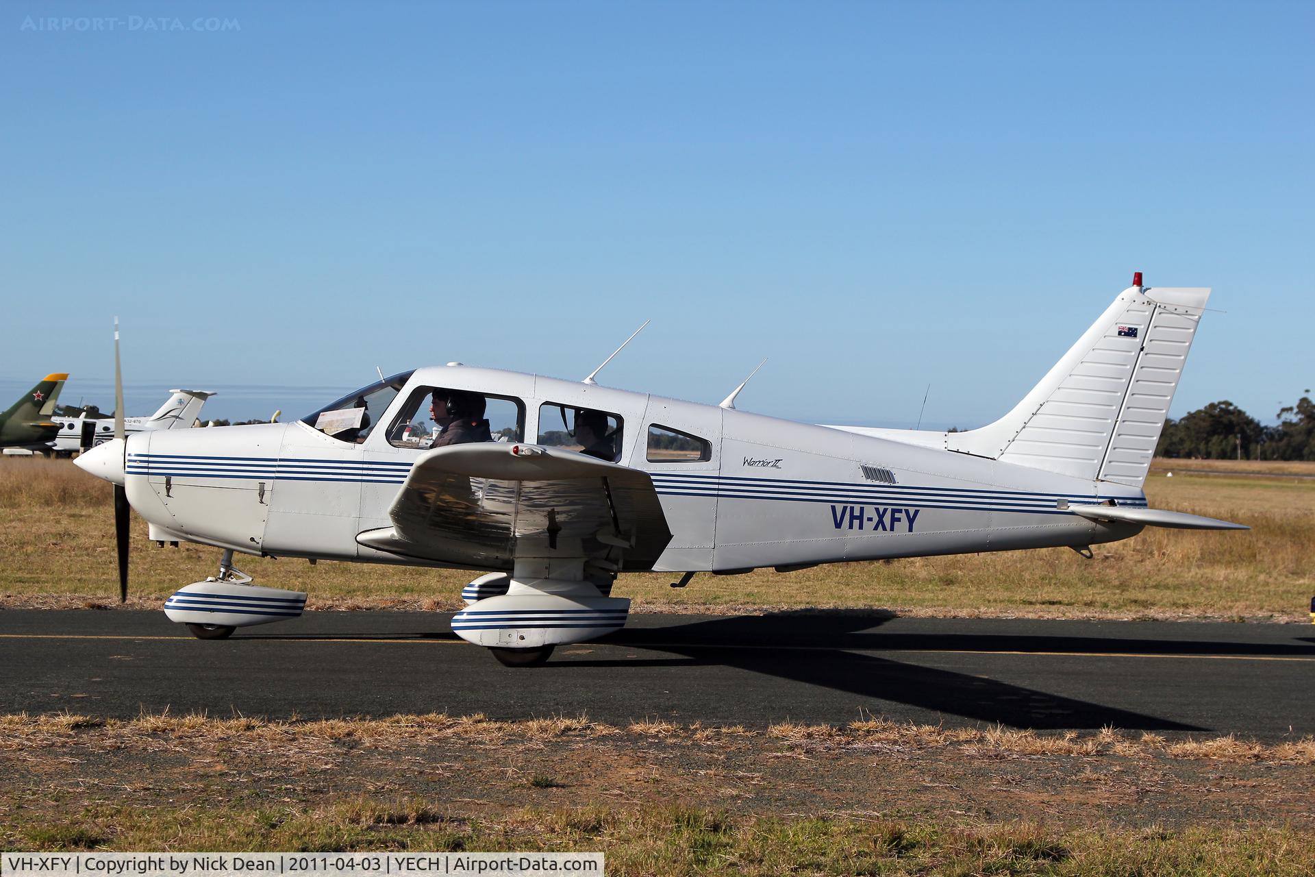 VH-XFY, 1988 Piper PA-28-161 C/N 28-16074, YECH AAAA National fly in 2011