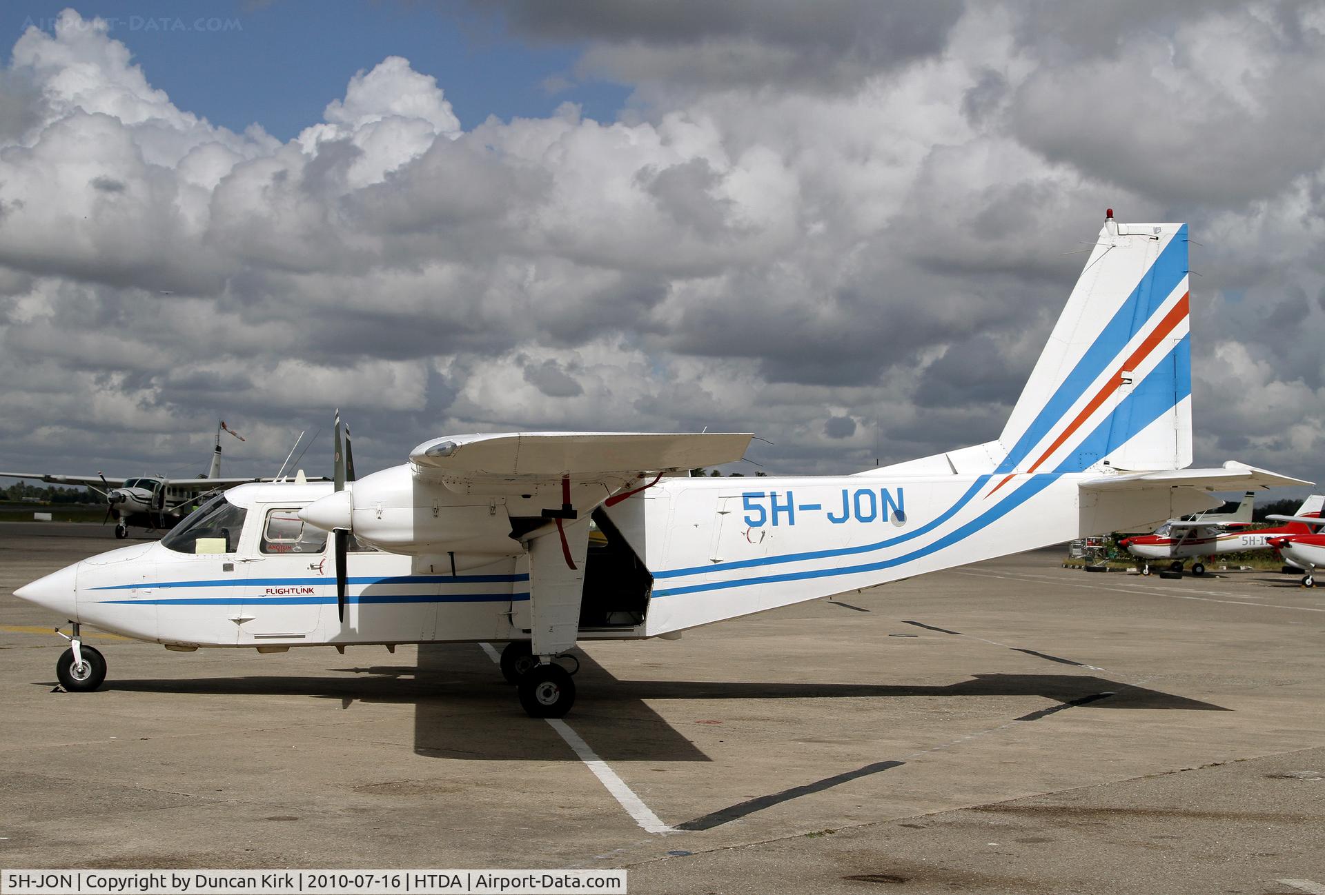 5H-JON, Britten BN-2B Islander C/N 2203, A fine British speciman still going strong