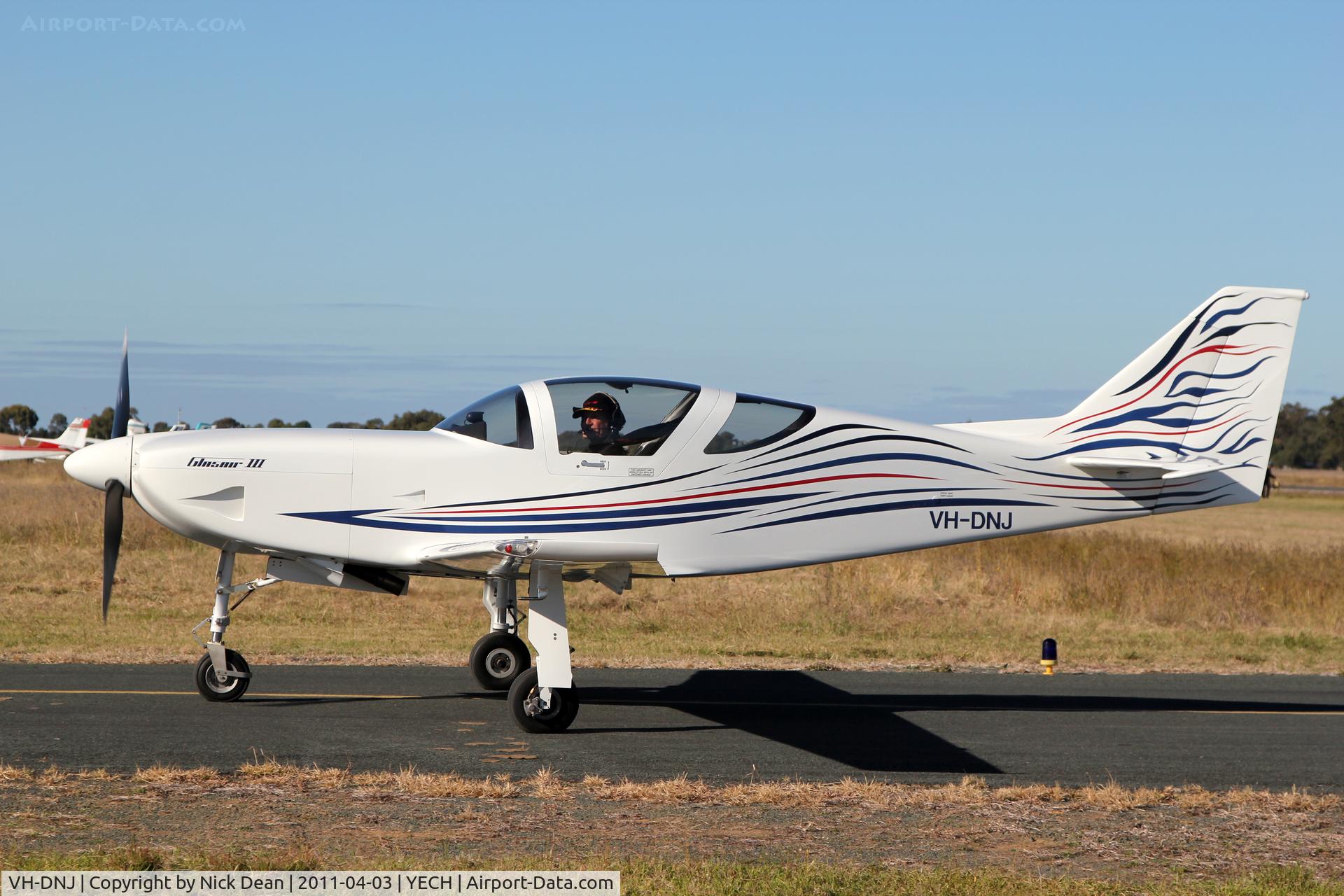 VH-DNJ, 1999 Stoddard-Hamilton GlaStar III C/N W189, YECH AAAA National fly in 2011