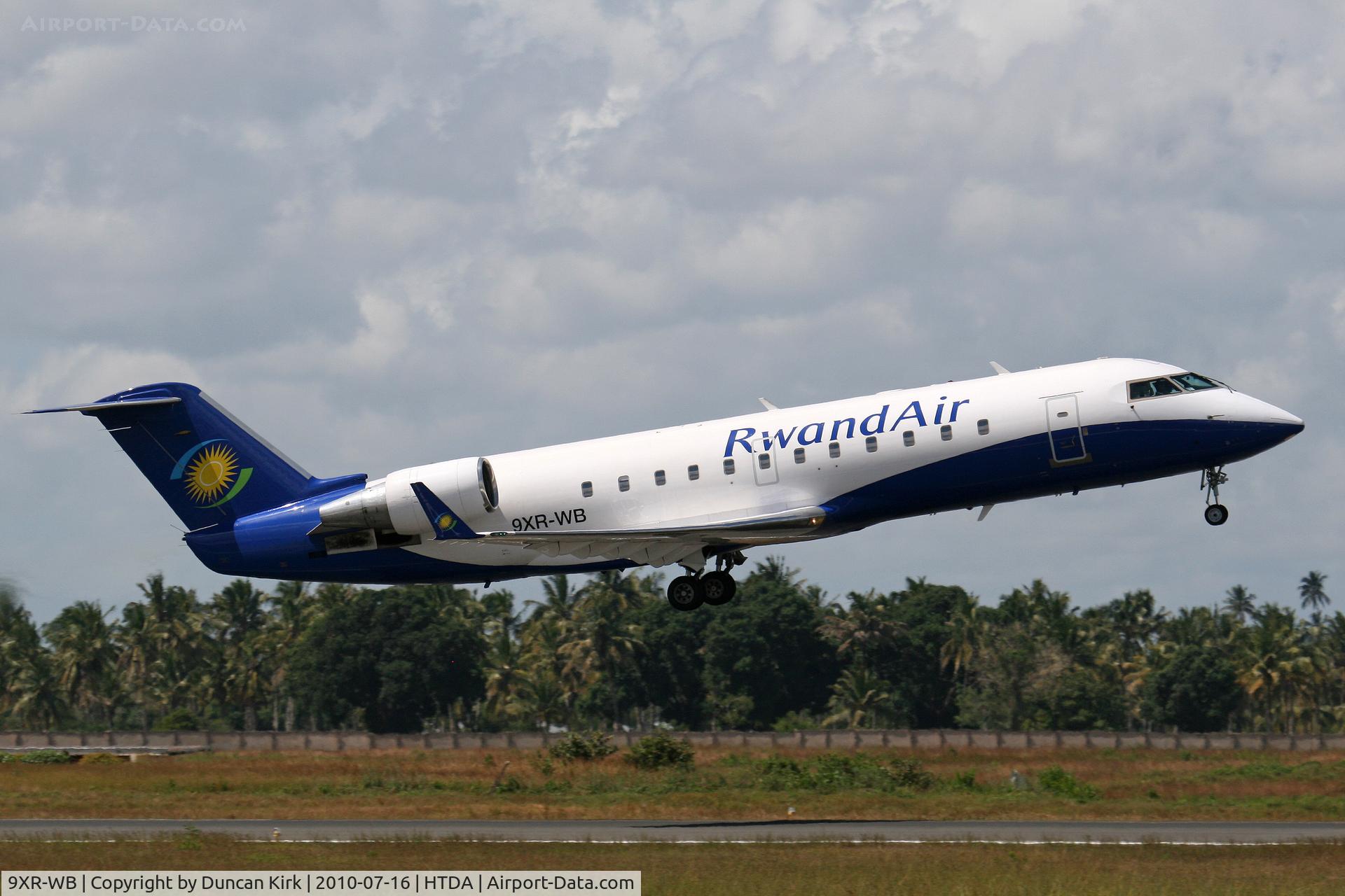 9XR-WB, 2000 Bombardier CRJ-200LR (CL-600-2B19) C/N 7449, Kigali here we come!