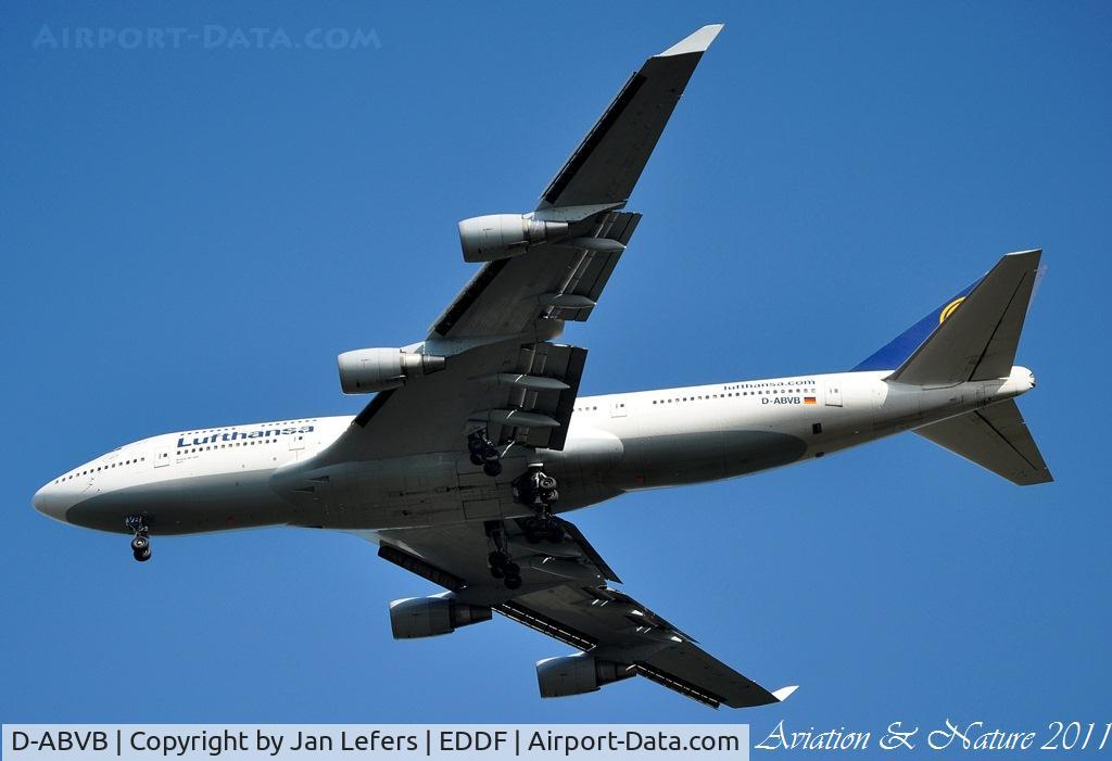 D-ABVB, 1988 Boeing 747-430 C/N 23817, Lufthansa 747