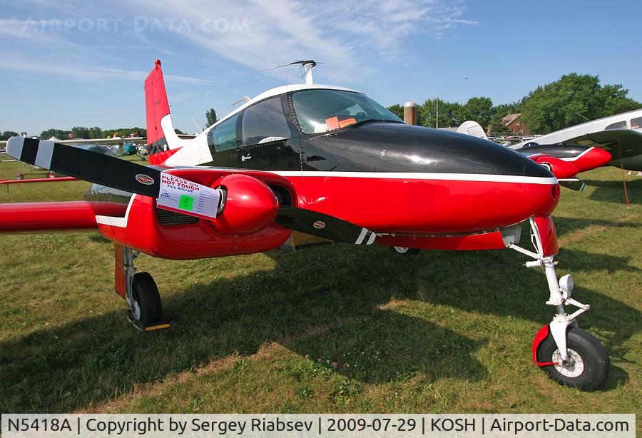 N5418A, 1957 Cessna 310B C/N 35618, EAA AirVenture 2009