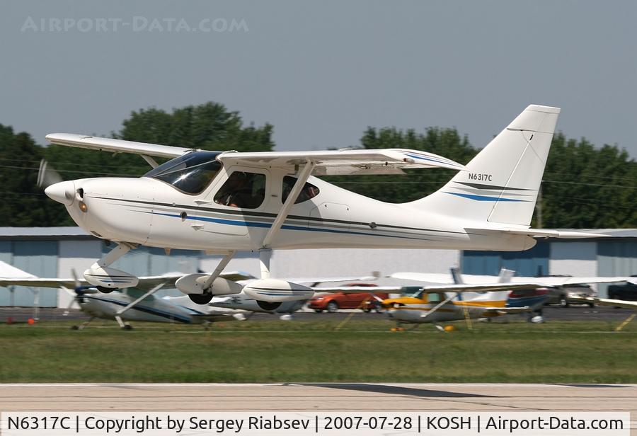 N6317C, 1997 Stoddard-Hamilton Glastar C/N 5051, EAA AirVenture 2007