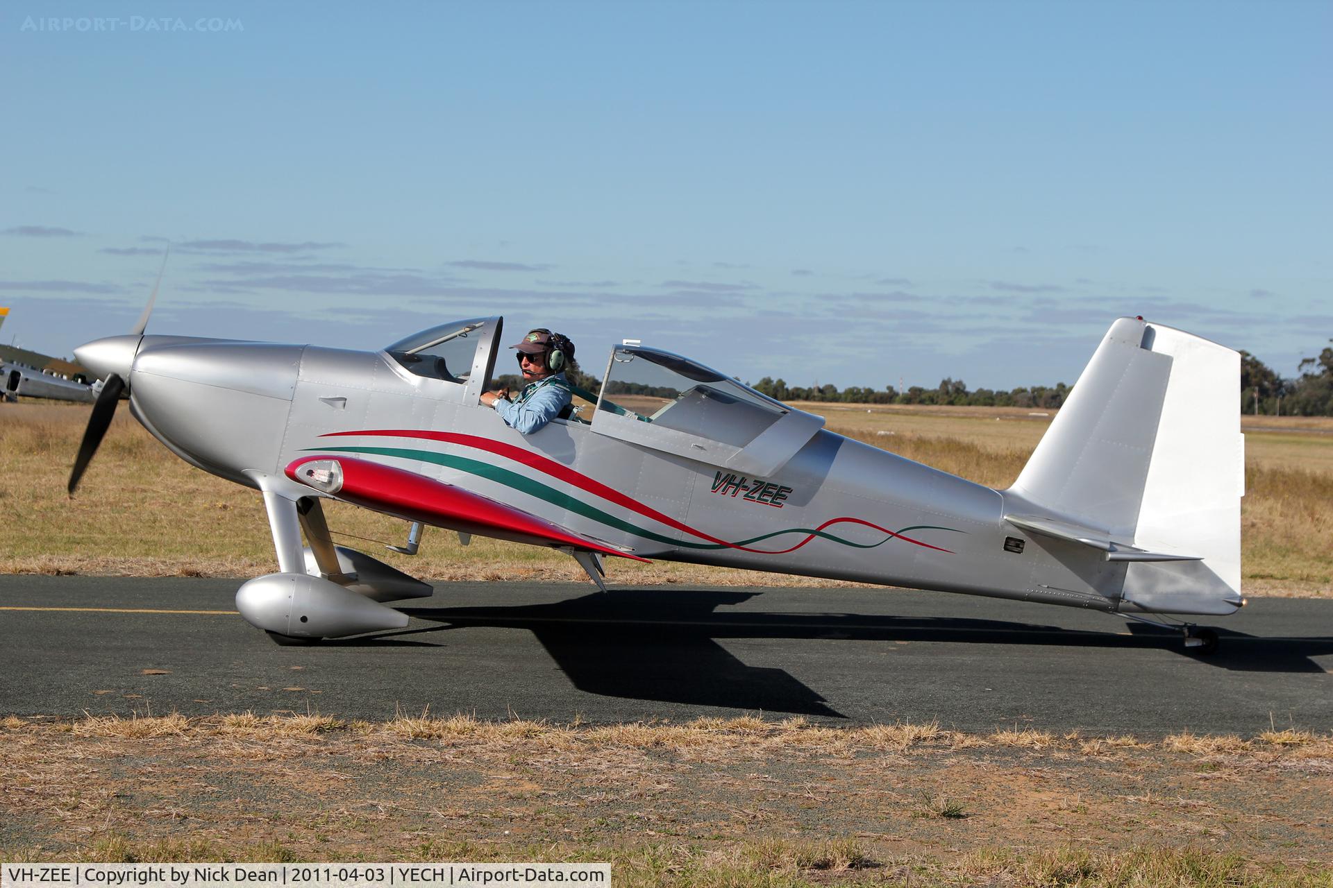 VH-ZEE, 2000 Vans RV-7 C/N 70222, YECH AAAA National fly in 2011