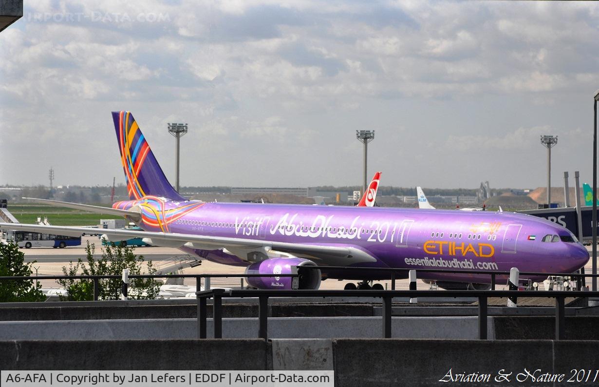 A6-AFA, 2009 Airbus A330-343X C/N 1071, Ethiad Airways