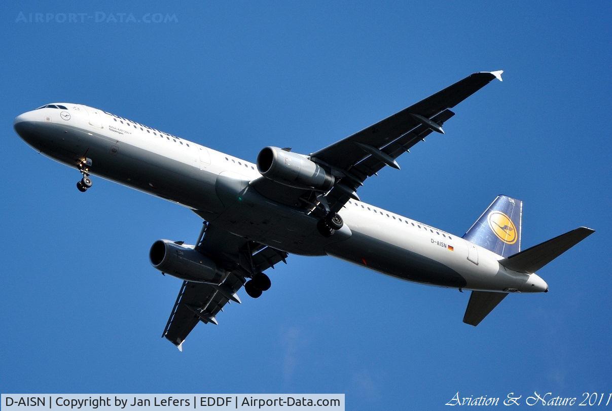 D-AISN, 2008 Airbus A321-231 C/N 3592, Lufthansa
