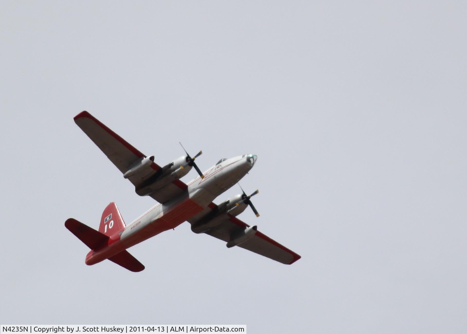 N4235N, 1958 Lockheed SP-2H (P2V-7S) Neptune C/N 726-7158, Old Number 10 haulin' a load