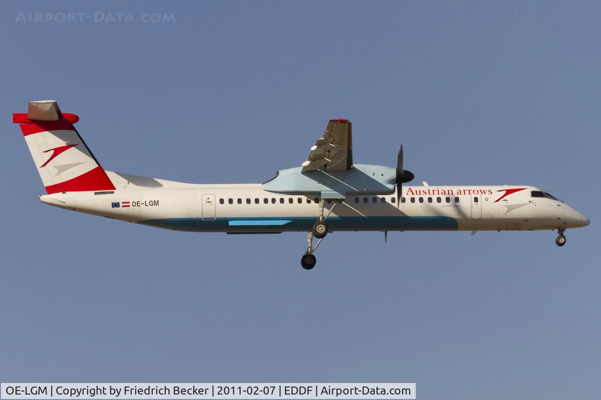 OE-LGM, 2010 De Havilland Canada DHC-8-402Q Dash 8 C/N 4319, on final