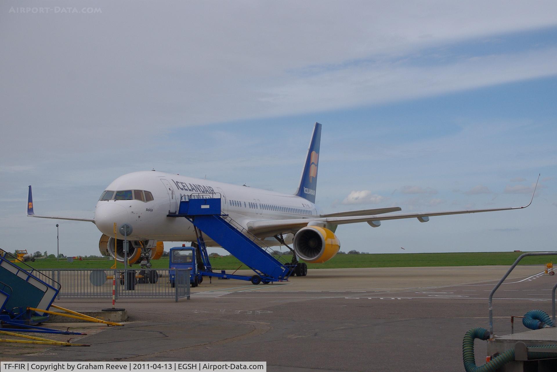 TF-FIR, 1994 Boeing 757-256 C/N 26242, Parked by the terminal building.