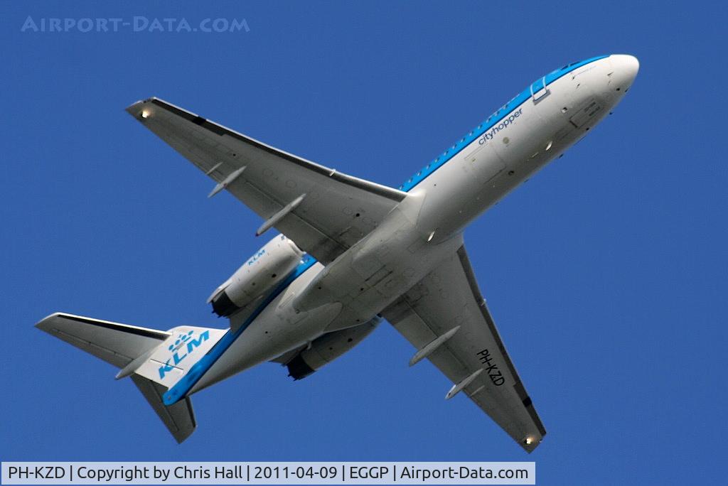 PH-KZD, 1997 Fokker 70 (F-28-0070) C/N 11582, KLM