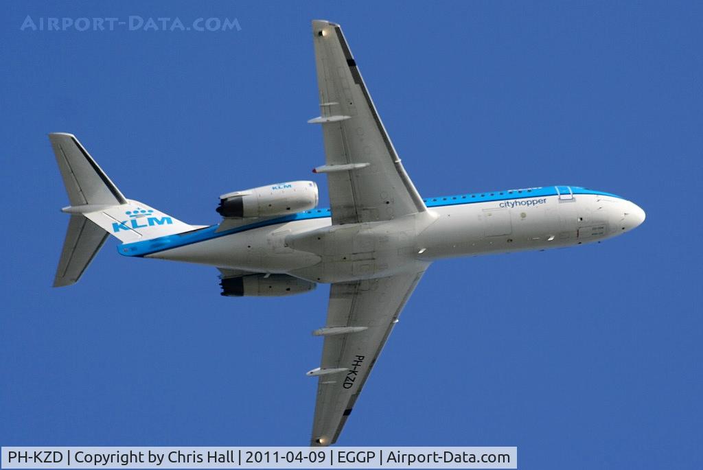 PH-KZD, 1997 Fokker 70 (F-28-0070) C/N 11582, KLM