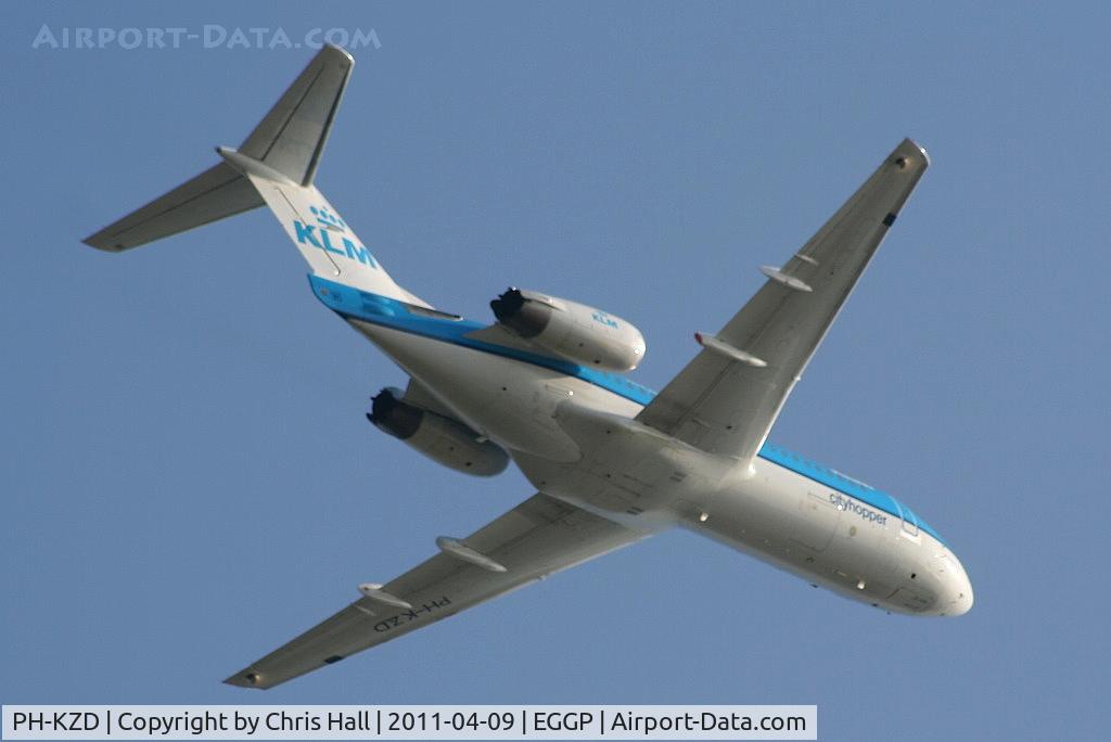PH-KZD, 1997 Fokker 70 (F-28-0070) C/N 11582, KLM