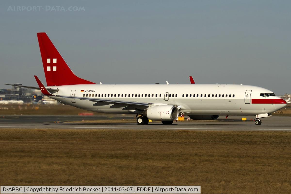 D-APBC, 2004 Boeing 737-8BK C/N 33016, departure via RW18W
