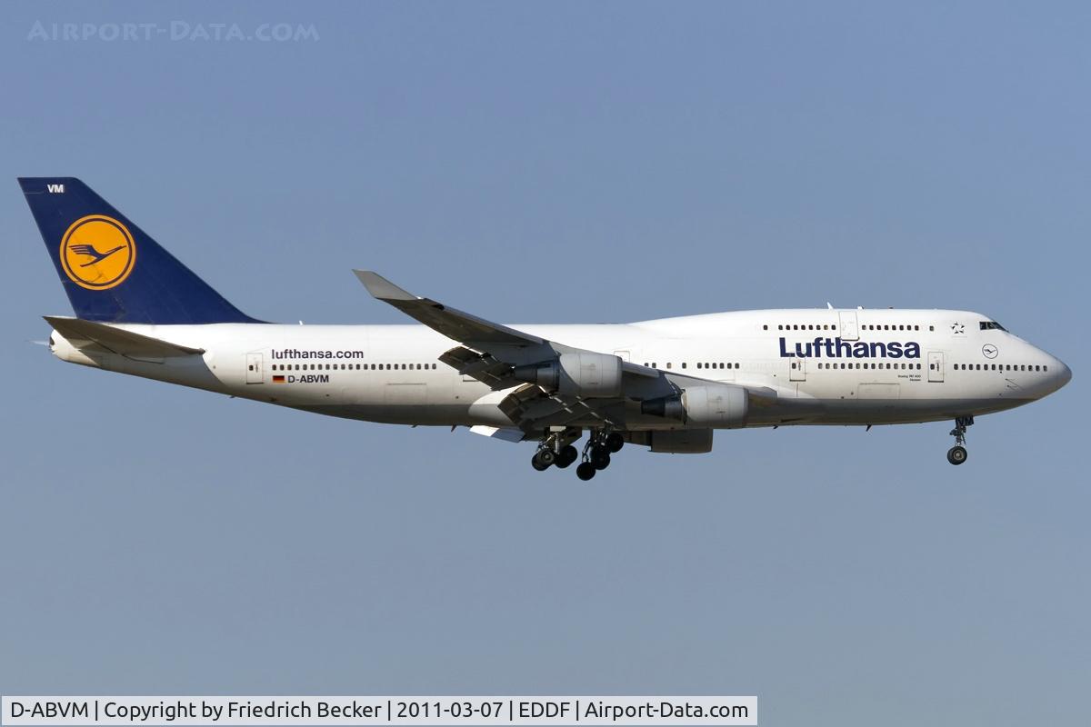 D-ABVM, 1998 Boeing 747-430 C/N 29101, on final