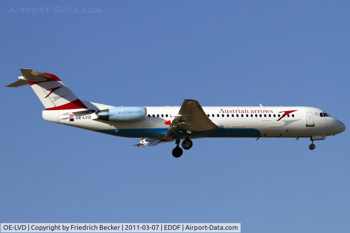 OE-LVD, 1994 Fokker 100 (F-28-0100) C/N 11515, on final