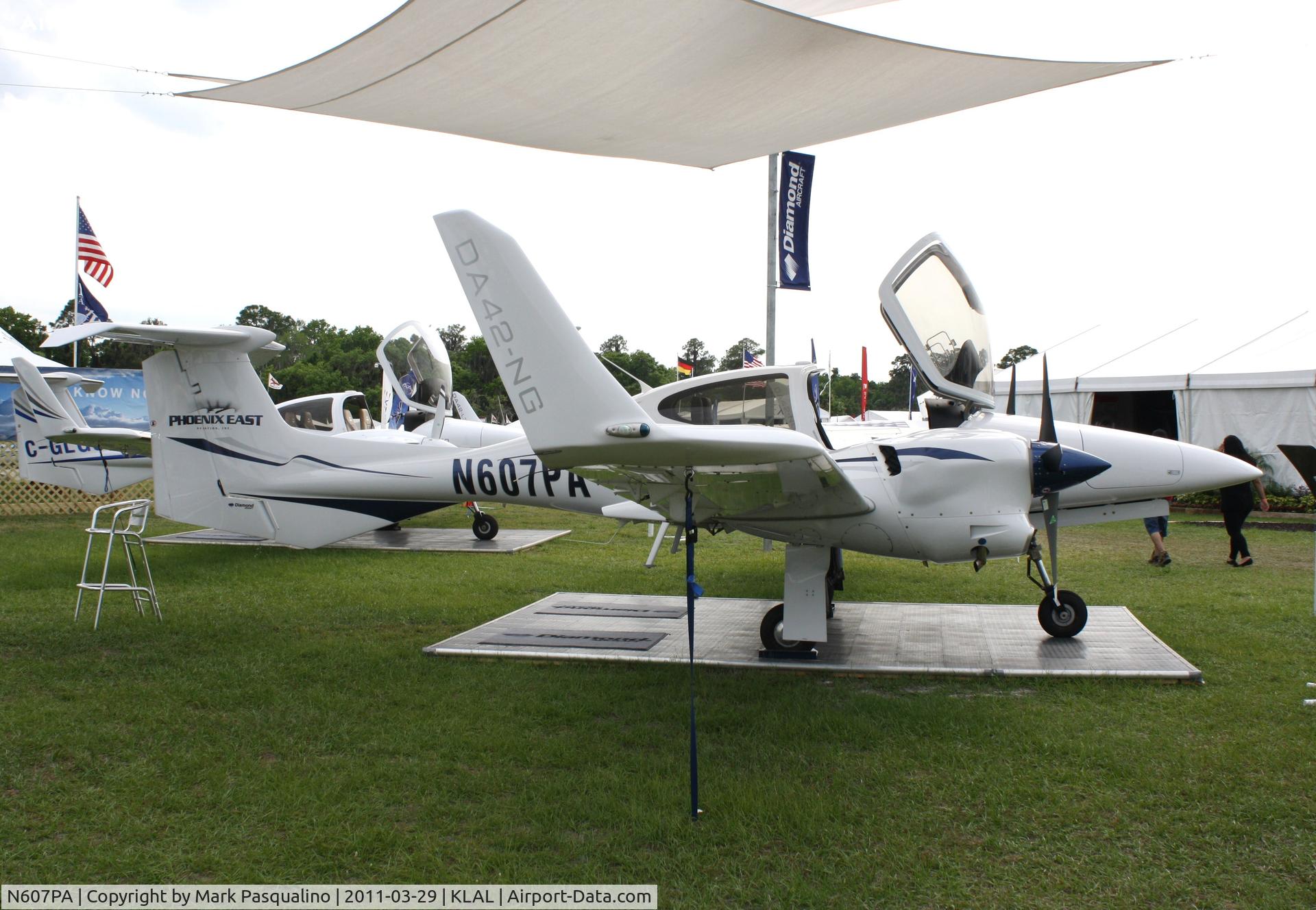 N607PA, 2007 Diamond DA-42-L360 Twin Star Twin Star C/N 42.AC078, Diamond DA 42