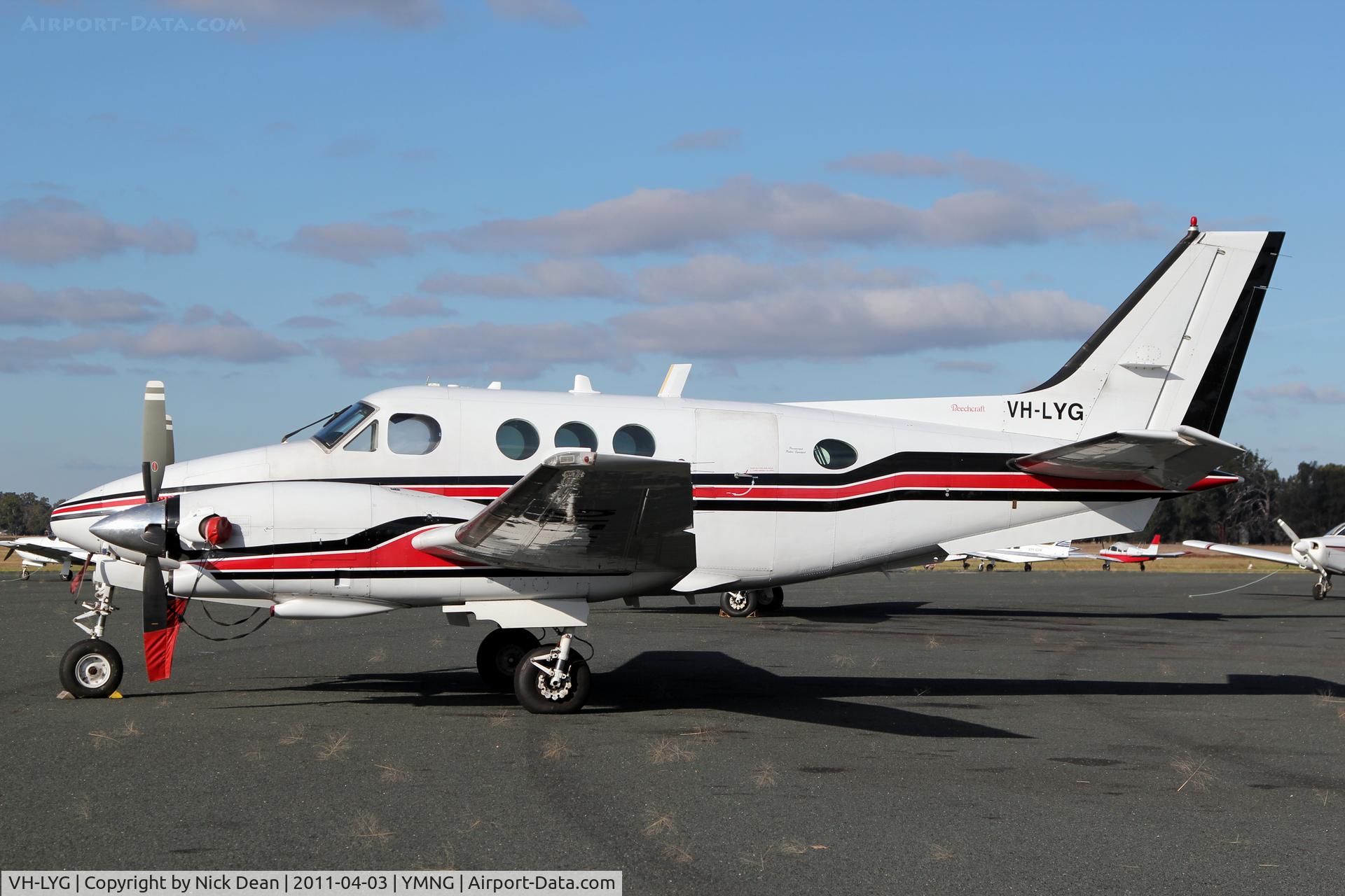 VH-LYG, 1982 Beech C90 King Air C/N LJ-1020, YMNG