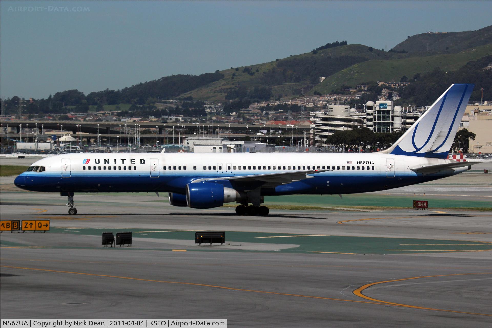 N567UA, 1992 Boeing 757-222 C/N 26673, KSFO/SFO