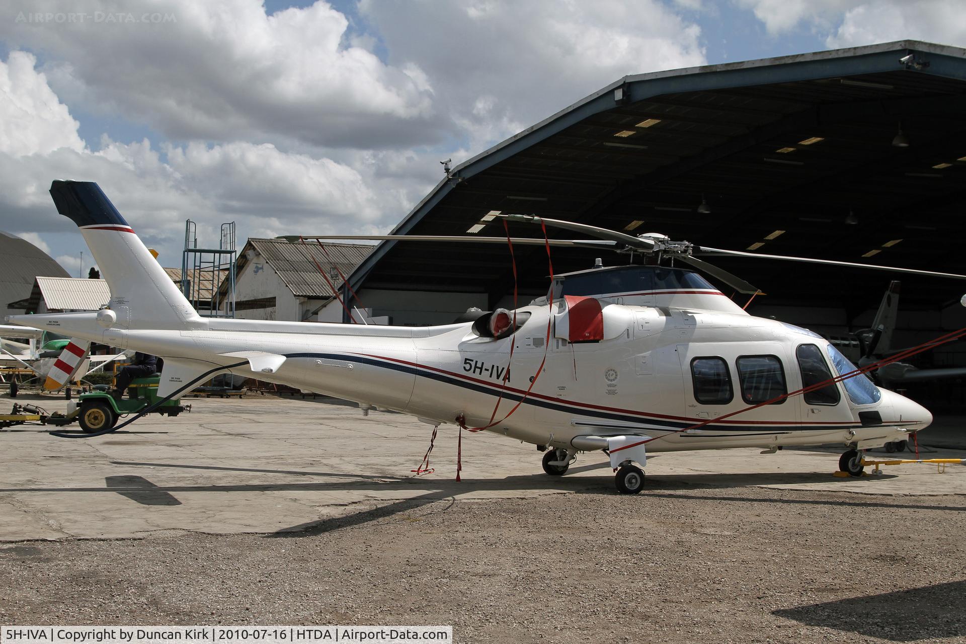 5H-IVA, 2009 Agusta A-109S Grand C/N 22148, Not too many choppers in Tanzania
