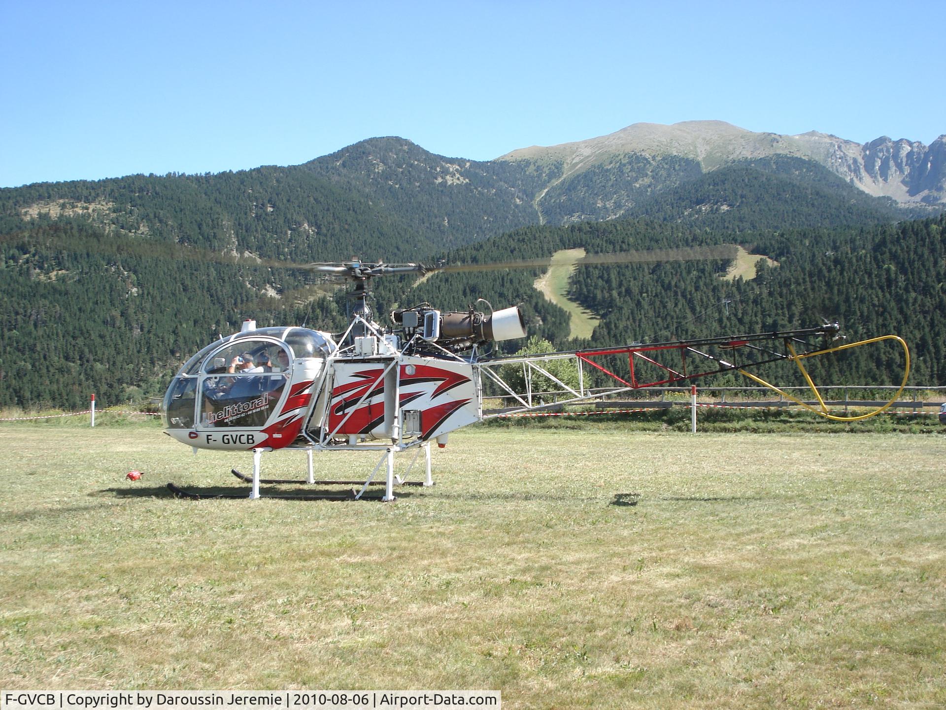 F-GVCB, 1961 Sud SE-3130 Alouette II C/N 1539, Cambred'Aze Pyrénées mountain France