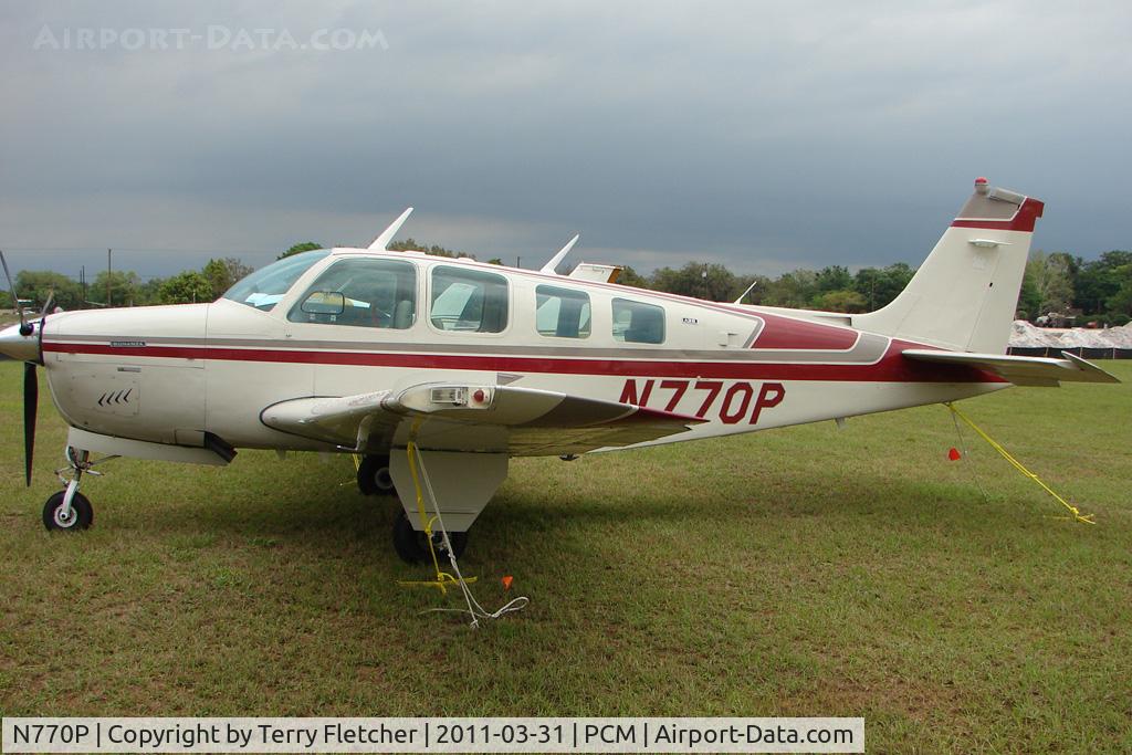 N770P, 1975 Beech A36 Bonanza 36 C/N E-749, 1975 Beech A36, c/n: E-749