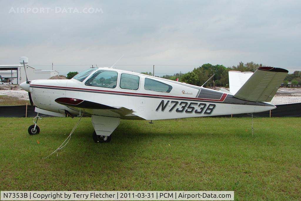 N7353B, 1954 Beech E35 C/N D-3811, 1954 Beech E35, c/n: D-3811