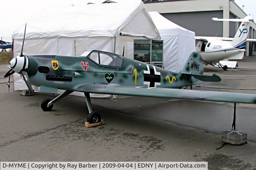 D-MYME, Messerschmitt Me-109R Replica C/N 03, Peak Messerschmitt Bf-109R [03] Friedrichschafen~D 04/04/2009