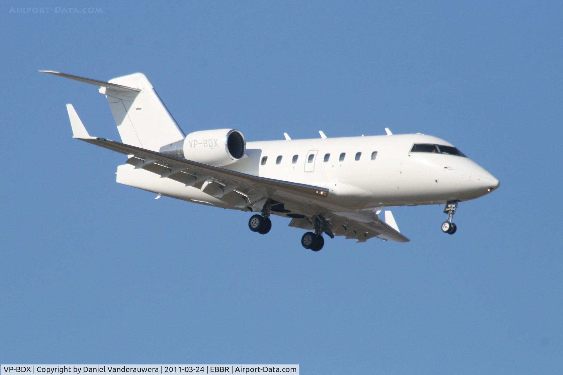 VP-BDX, 1999 Bombardier Challenger 604 (CL-600-2B16) C/N 5402, Arriving to RWY 02