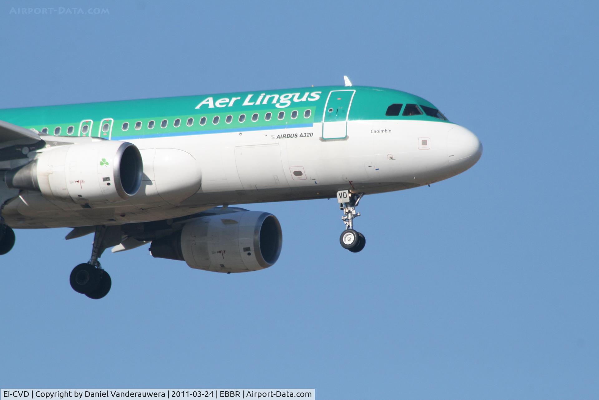 EI-CVD, 2001 Airbus A320-214 C/N 1467, Arrival of flight EI630 to RWY 02
