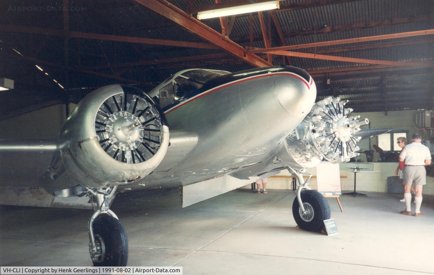 VH-CLI, Beechcraft D18S C/N Not found VH-CLI, Alice Springs Aviation Museum