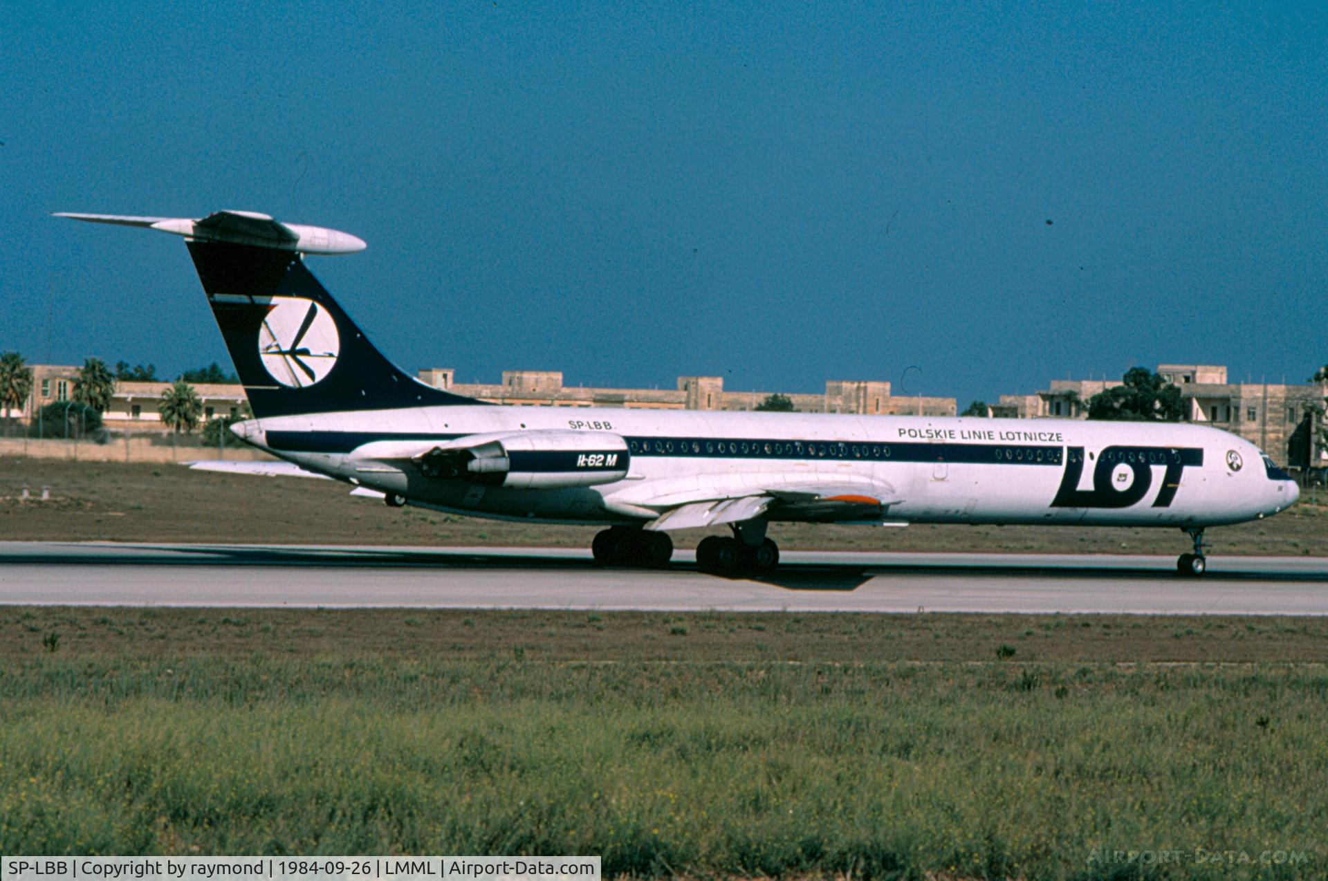 SP-LBB, 1980 Ilyushin IL-62M C/N 1034152, Il62 SP-LBB LOT Polish Airlines