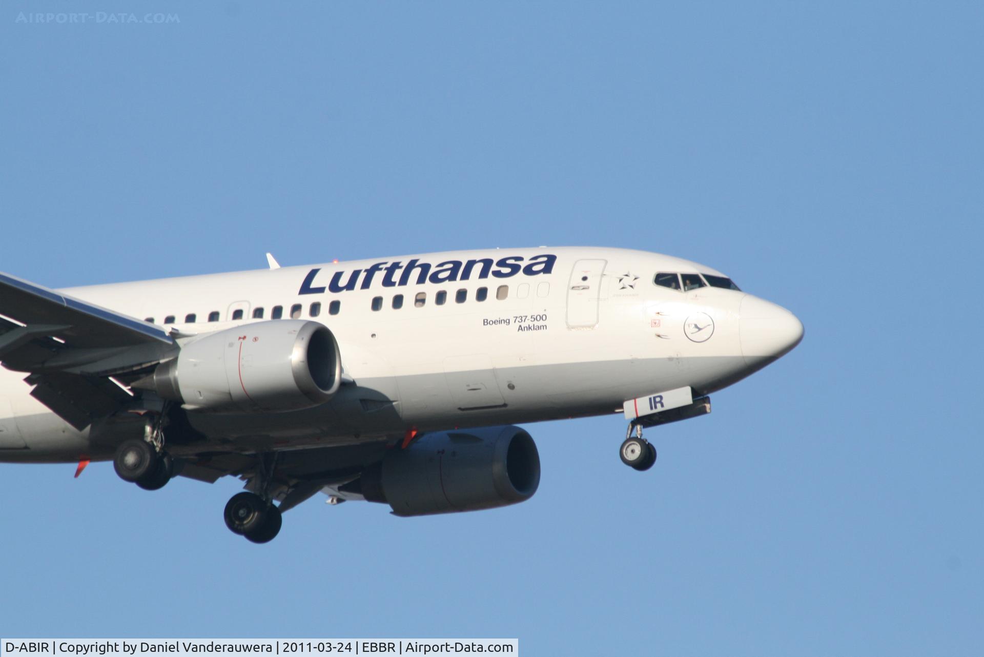 D-ABIR, 1991 Boeing 737-530 C/N 24941, Flight LH1004 is arriving to RWY 02