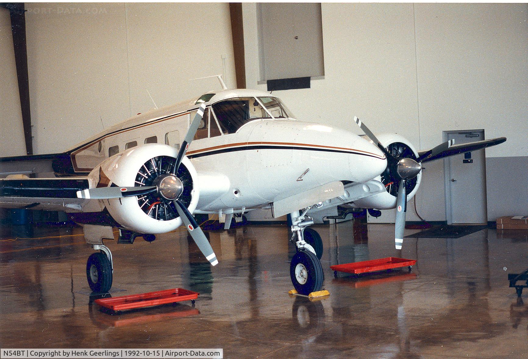 N54BT, Beech E18S C/N BA56, Smith Air , Henry County airport , GA