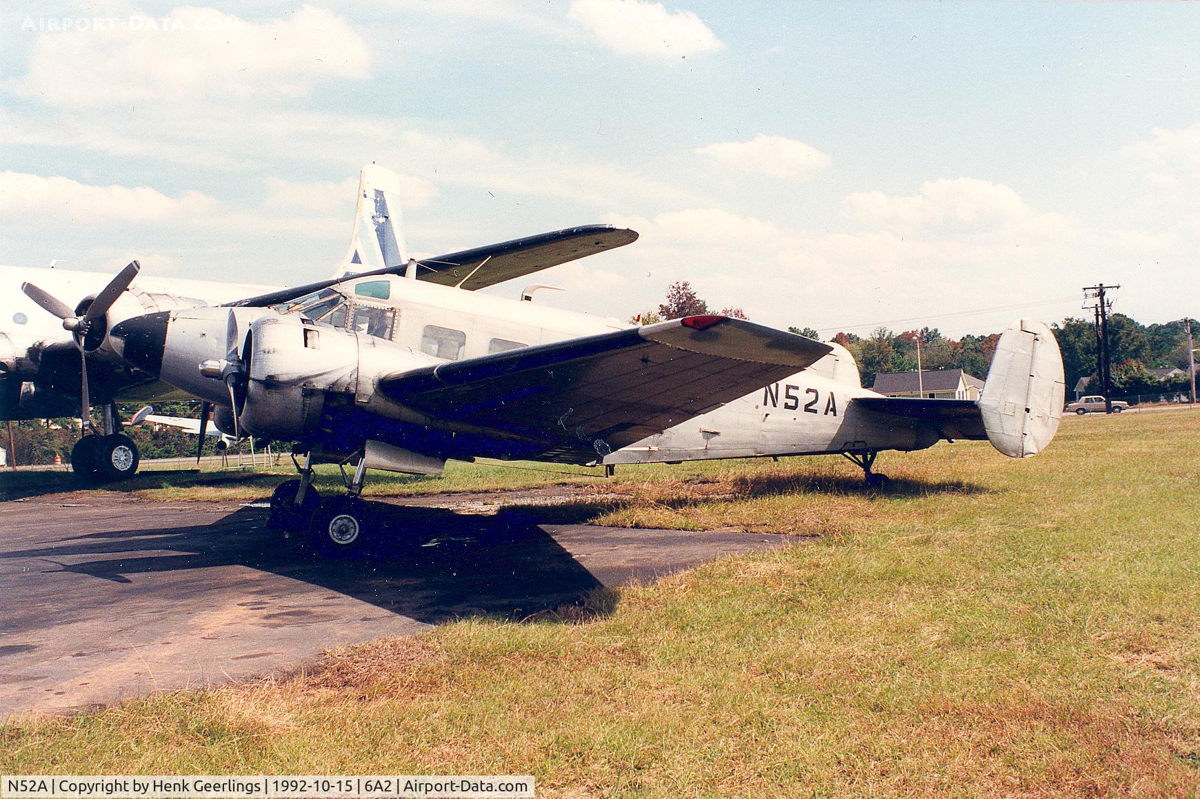 N52A, Beechcraft E18S Twin Beechcraft C/N BA-114, Academy Airlines ??