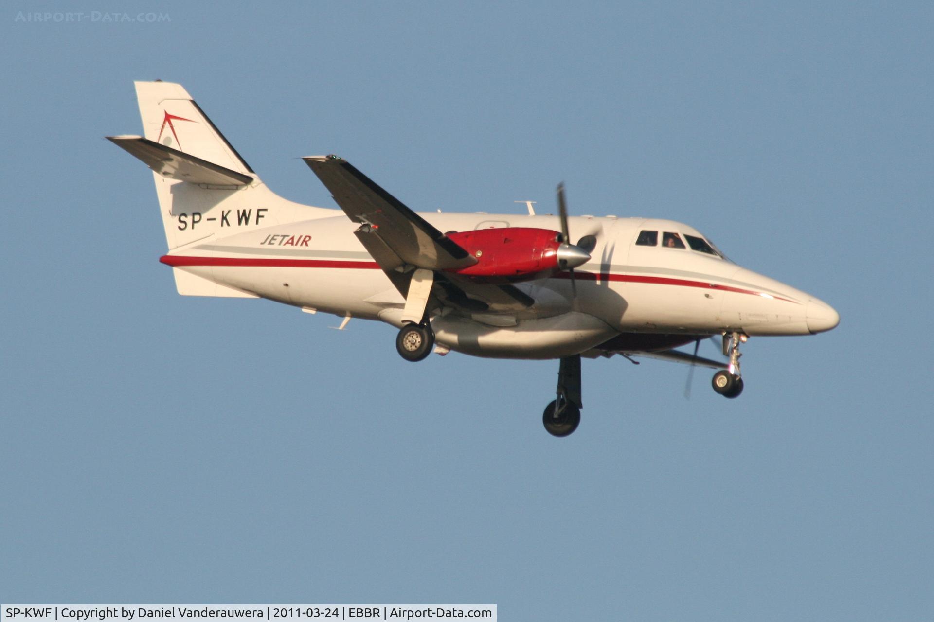 SP-KWF, 1989 British Aerospace BAe-3202 Jetstream 32 C/N 845, Flight OLT160 is descending to RWY 02