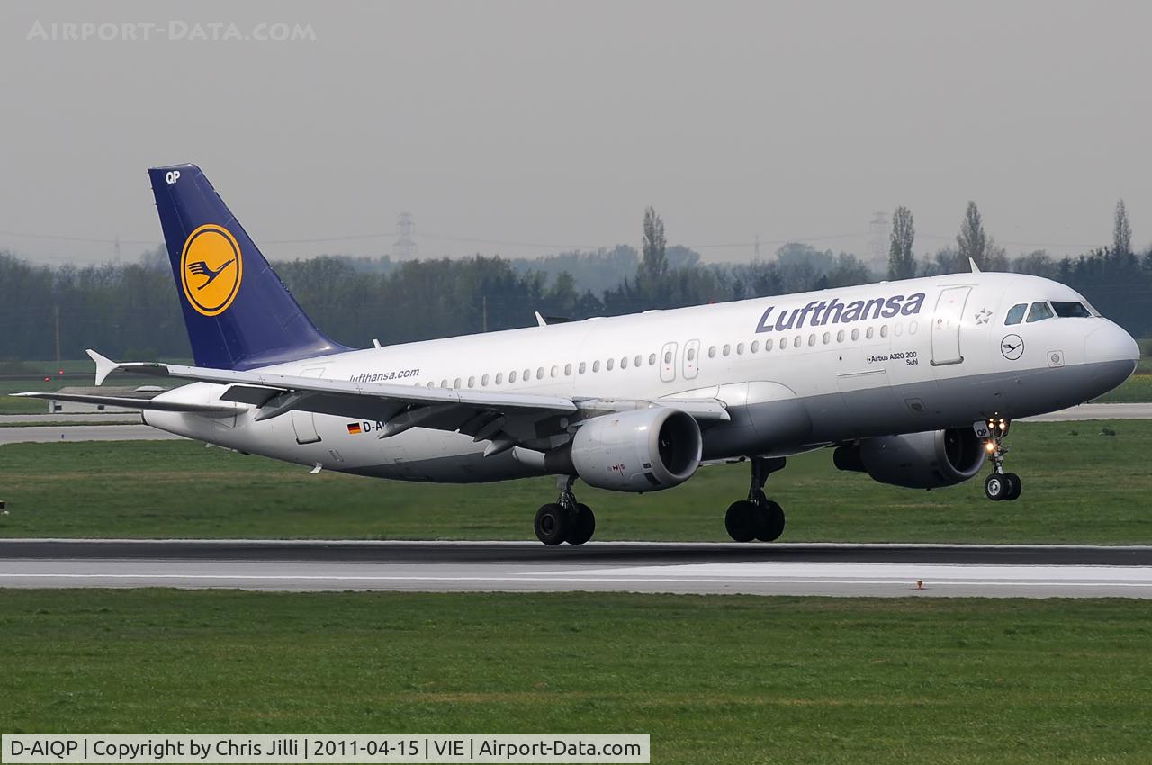 D-AIQP, 1992 Airbus A320-211 C/N 346, Lufthansa