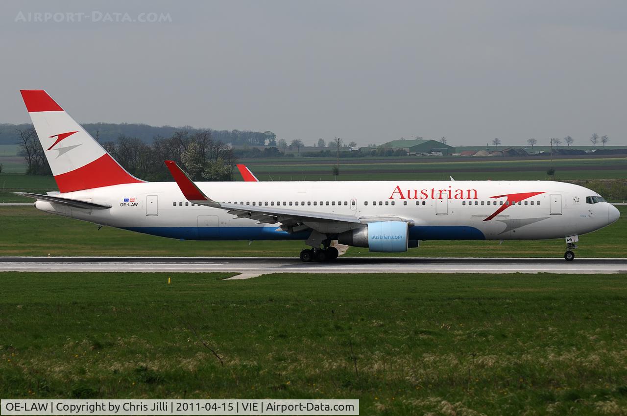 OE-LAW, 1992 Boeing 767-3Z9/ER C/N 26417, Austrian Airlines