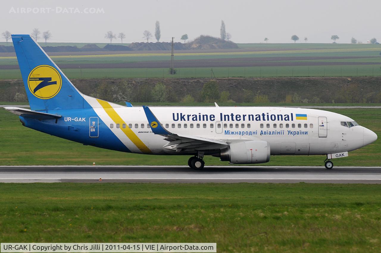 UR-GAK, 1992 Boeing 737-5Y0 C/N 26075, Ukraine International