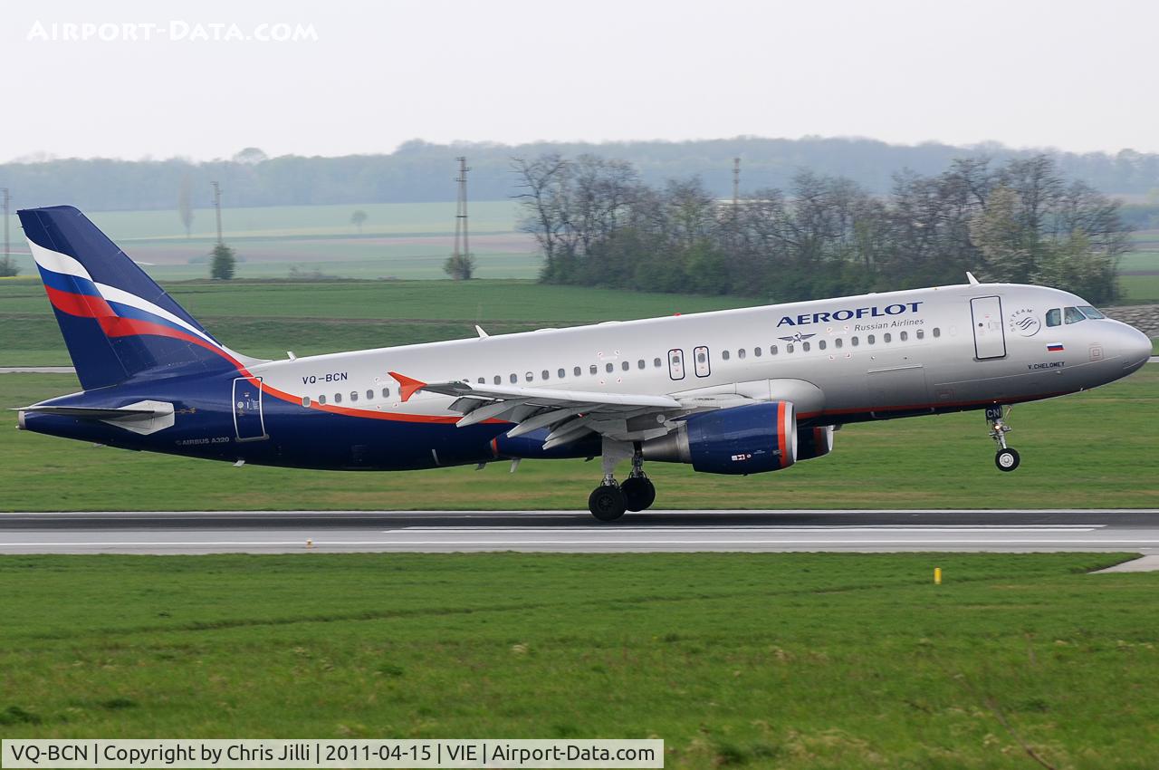 VQ-BCN, 2009 Airbus A320-214 C/N 3954, Aeroflot