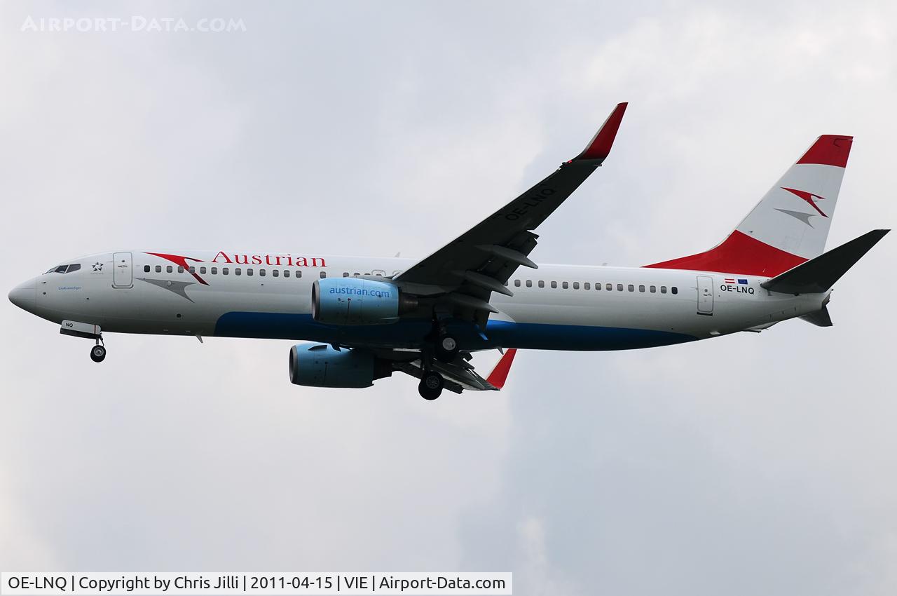 OE-LNQ, 2003 Boeing 737-8Z9 C/N 30421, Austrian Airlines