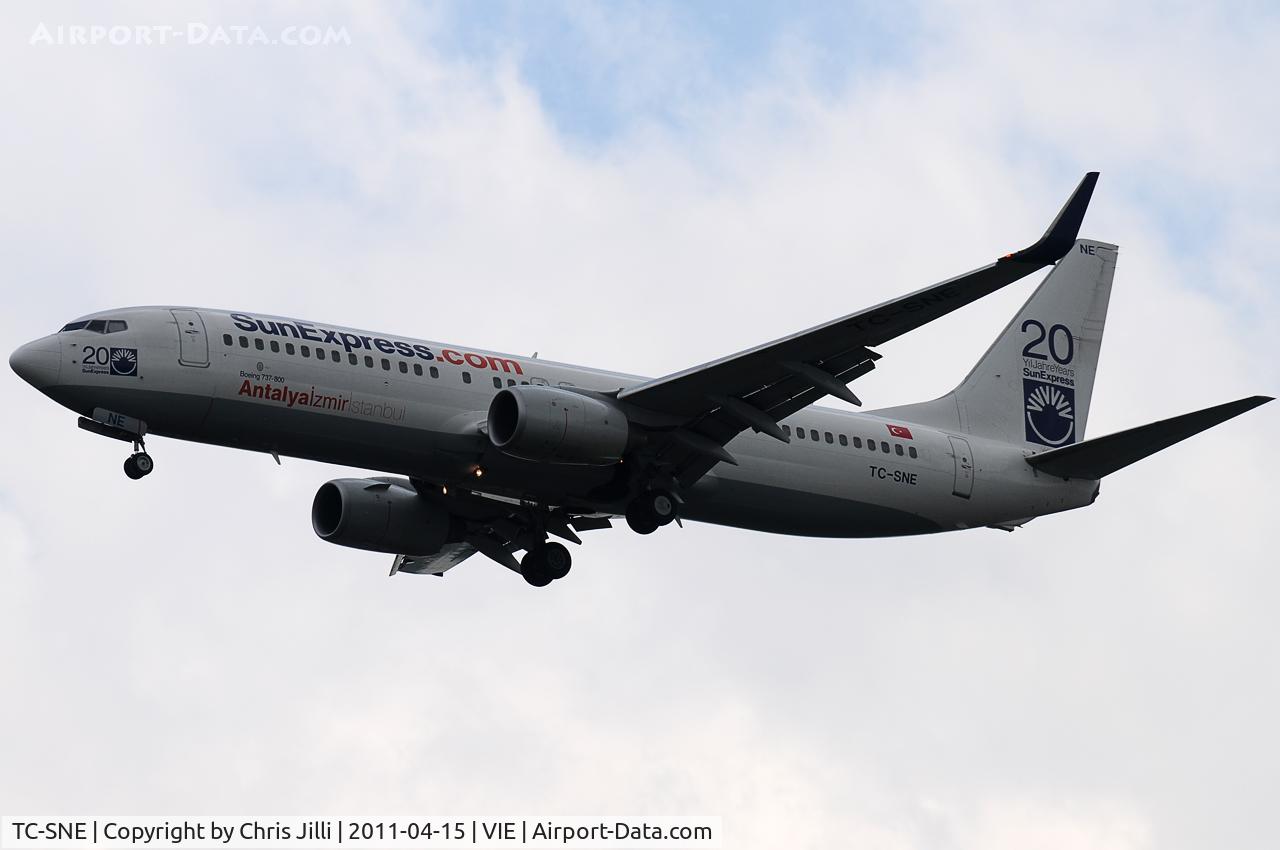 TC-SNE, 2008 Boeing 737-8HX C/N 29684, SunExpress